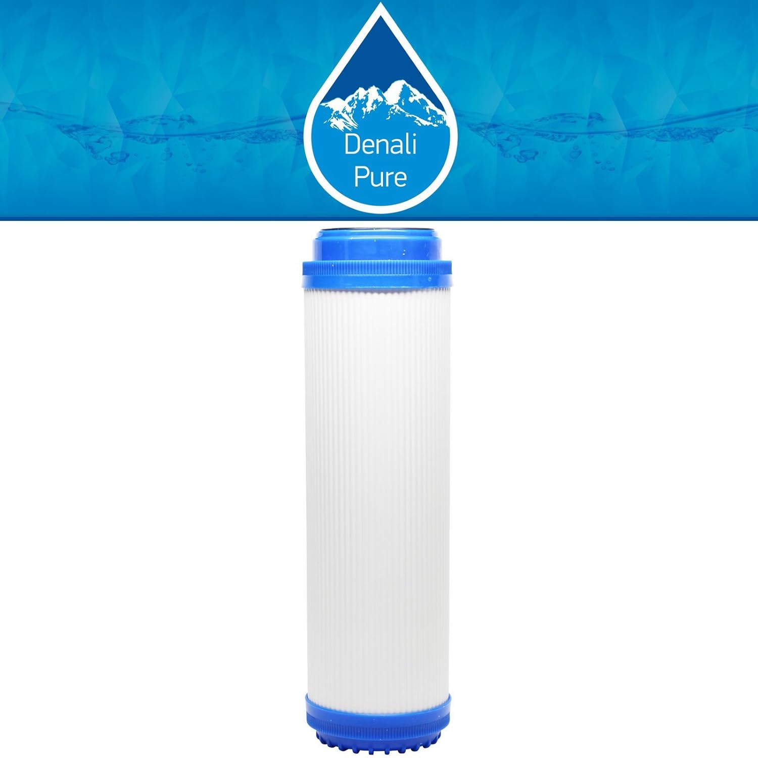 Replacement for Watts CT-1 Granular Activated Carbon Filter - Universal 10-inch Cartridge Compatible with WATTS PREMIER 500315 CT-1 DRINKING WATER SYSTEM - Denali Pure Brand
