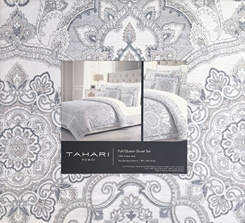 Good Tahari Bedding 3 Piece Full Queen Size Luxury Cotton Duvet