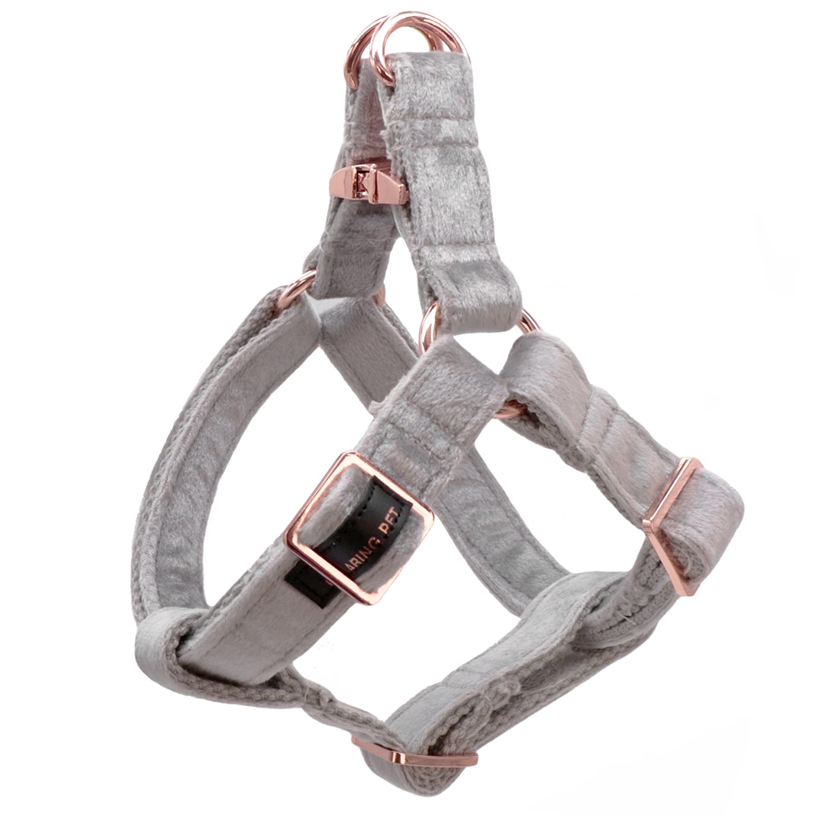 ARING PET Velvet Dog Halter Harness, Medium, No-Choke Design, Elegant and Safe