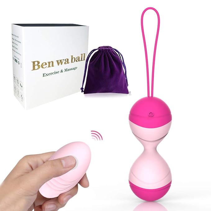 Cordless Remote Control Massager Ball 10 Different Vibration USB