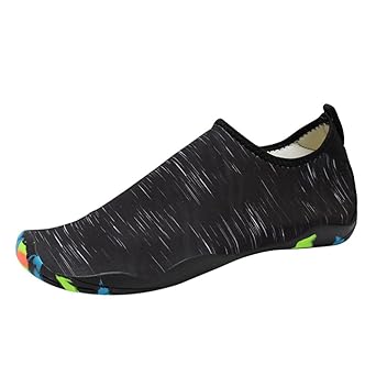 YEARNLY Schwimmschuhe Damen Herren Strandschuhe Surfschuhe Aquaschuhe Barfuß Badeschuhe für Wassersport Beach Pool Surfen Yog