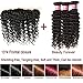 Beauty Forever Virgin Brazilian Hair Deep Curly Wave Bundles with 13x4 Ear to Ear Lace Frontal Closure 100% Unprocessed Human Hair Extensions(14 16 18+12 frontal)