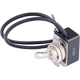 Calterm 41720 Switch, Metal Toggle | Lead-wire terminal, panel-mount automotive switch