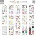 The Happy Planner Sticker Value Pack for Classic Planner - Gold Star Quotes Theme - Multi-Color & Gold Foil - Great for Projects, Scrapbooks & Albums - 30 Sheets, 605 Stickers Total