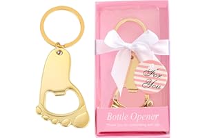 24 PCS Keychain Bottle Openers for Baby Shower Favors, Wedding Favors, Birthday Party Gifts and Souvenirs
