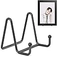 TR-LIFE Plate Stands for Display - 3 Inch Plate Holder Display Stand + Metal Frame Holder Stand for Picture, Decorative Plate, Book, Photo Easel (2 Pack)