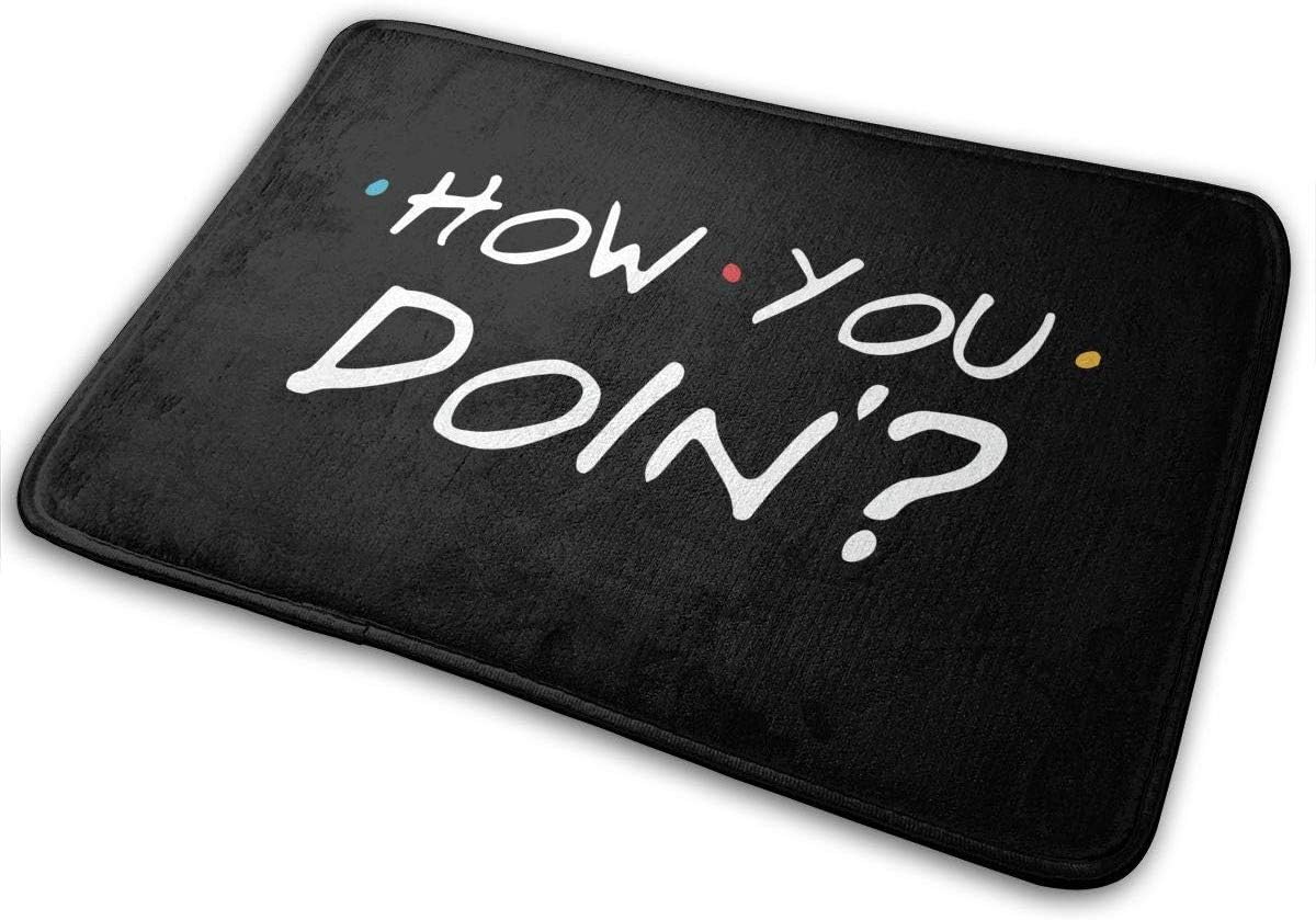 NIVANE How You Doin Entrance Floor Mat Home Decor Carpet Indoor Rectangle Doormat Kitchen Comfort Mats 19.5x31.5 inch