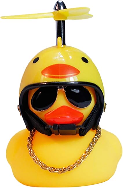 wonuu Rubber Duck Car Ornaments Yellow 