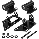 PQY Weld Solid Steel LS Swap Motor Mounts SBC 350 S10 S15 V8 Engine Mounts | Compatible with Chevy 1983-2005 GMC Blazer Jimmy Sonoma