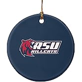 GRAPHICS & MORE Rogers State University Primary Logo Porcelain Holiday Christmas Tree Ornament - 2.8" (7.1 cm)