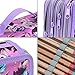 Samaz 72 Slot Pencil Case, Large Capacity Portable Colored Pencil Holder Pen Bag Pouch for Artist Student (Purple)