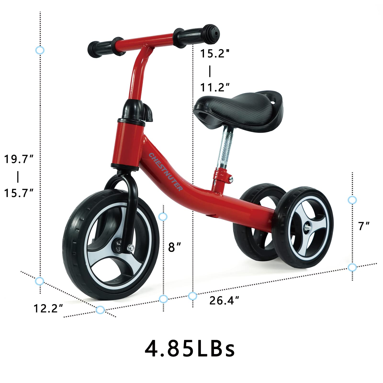 Baby Balance Bike, 1 2 3 Year Old Gifts,Ride on Toys for 1 Year Old, Best First Birthday Gift, Toddler Bike with 3 Wheels no Pedal
