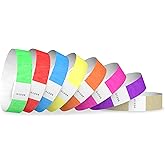 800 WristCo Tyvek Wristbands for Events, 8-Color Variety Pack | Tamper-Proof Design Prevents Reuse &ndash; Premium-Grade Bracelets for Hospital &amp; Medical ID, Party, VIP Identification