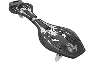 1pc Glitter Wheel Caster Board Complete Swing Skateboard for Adults Boy Girl Shockproof Design Non-Slip Plaything for Balance