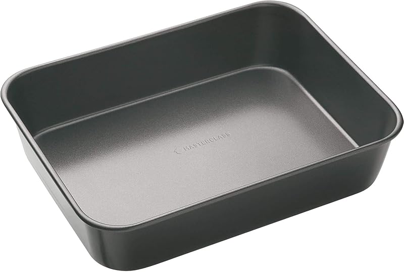 MasterClass Large Roasting Tin Deep Non Stick Carbon Grey 39 x 28 x 7 cm