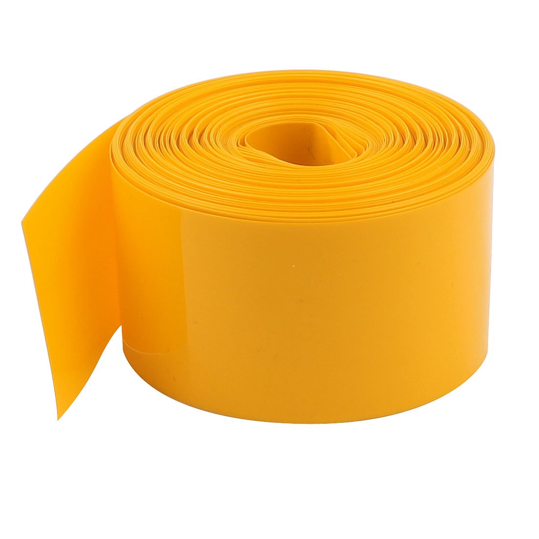 Uxcell 29.5 mm Width PVC Heat Shrink Tube Orange 10 m for 1 x 18650