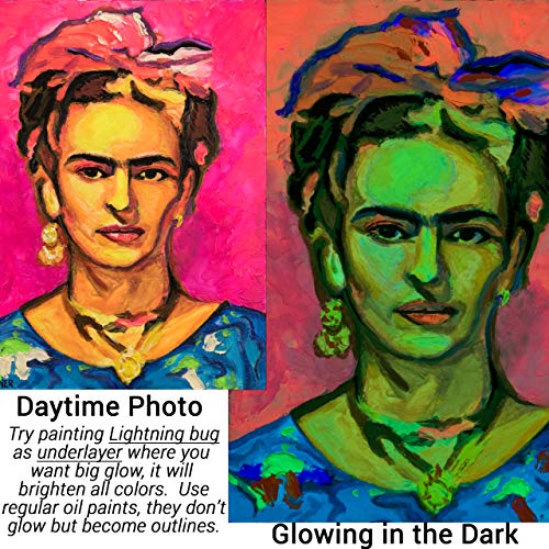 Glow Cubed Glow in The Dark Artist Professional Oil