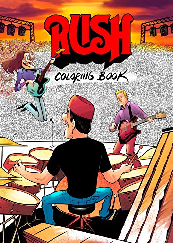 RUSH Coloring Book by David Calcano