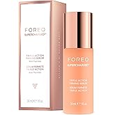 FOREO SUPERCHARGED Triple-Action Firming Serum - Conductive Gel - Hyaluronic Acid & Squalane - Intensely Hydrating Serum for Face - Vegan & Cruelty-free - All Skin Types - 1 fl. Oz