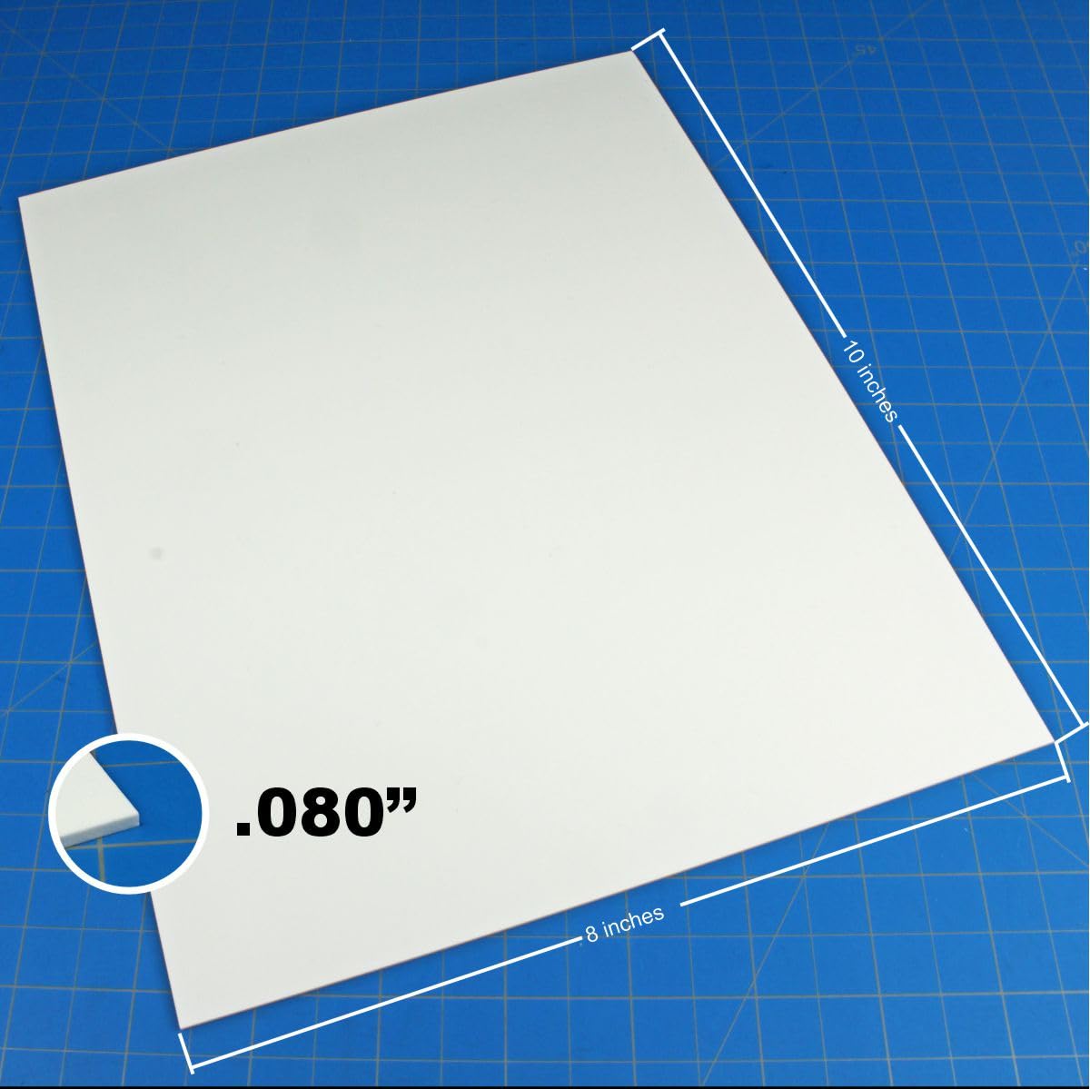 LITKO 8x10-inch Polystyrene Flexible Craft Sheets