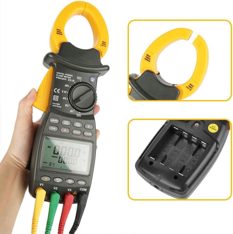 Electrical Testing Luckya Multimeter Meter Clamp,MS2203 Professional 3