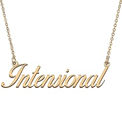 HUAN XUN Customized Custom Simple Any Name Necklace