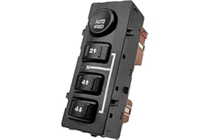 4WD Transfer Case Switch Compatible with 2003-2007 Chevy Silverado Suburban Avalanche Tahoe, GMC Sierra Yukon, Escalade, 4x4 