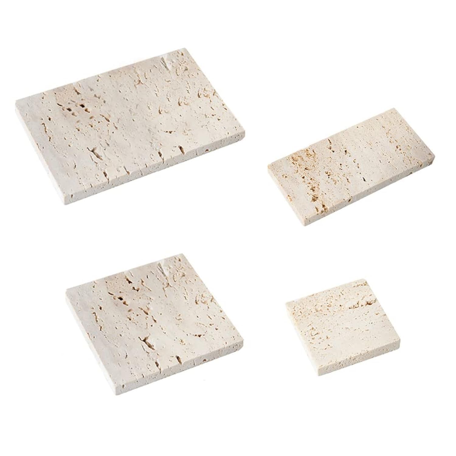 Photo 1 of GISELA D Jewelry Photography Props - Stone Photo Props for Product Photography (white-4pcs)