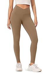 ODODOS Buttery Soft Cross Waist Leggings with