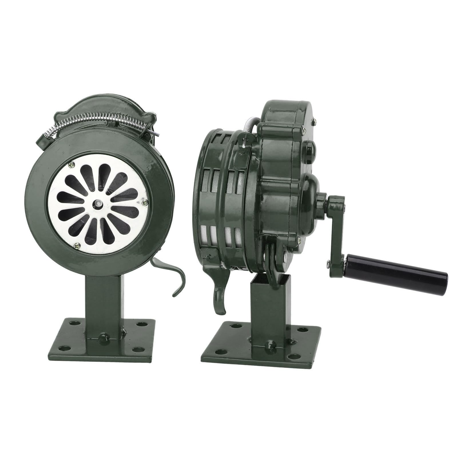 Yunir Personal Alarms for Women, Hand Crank Siren Aluminium Alloy, Siren 110DB Loud Alarm Air Tornado, Siren Horns Alarm for Homes, Schools, Disaster Relief, Public and Industrial