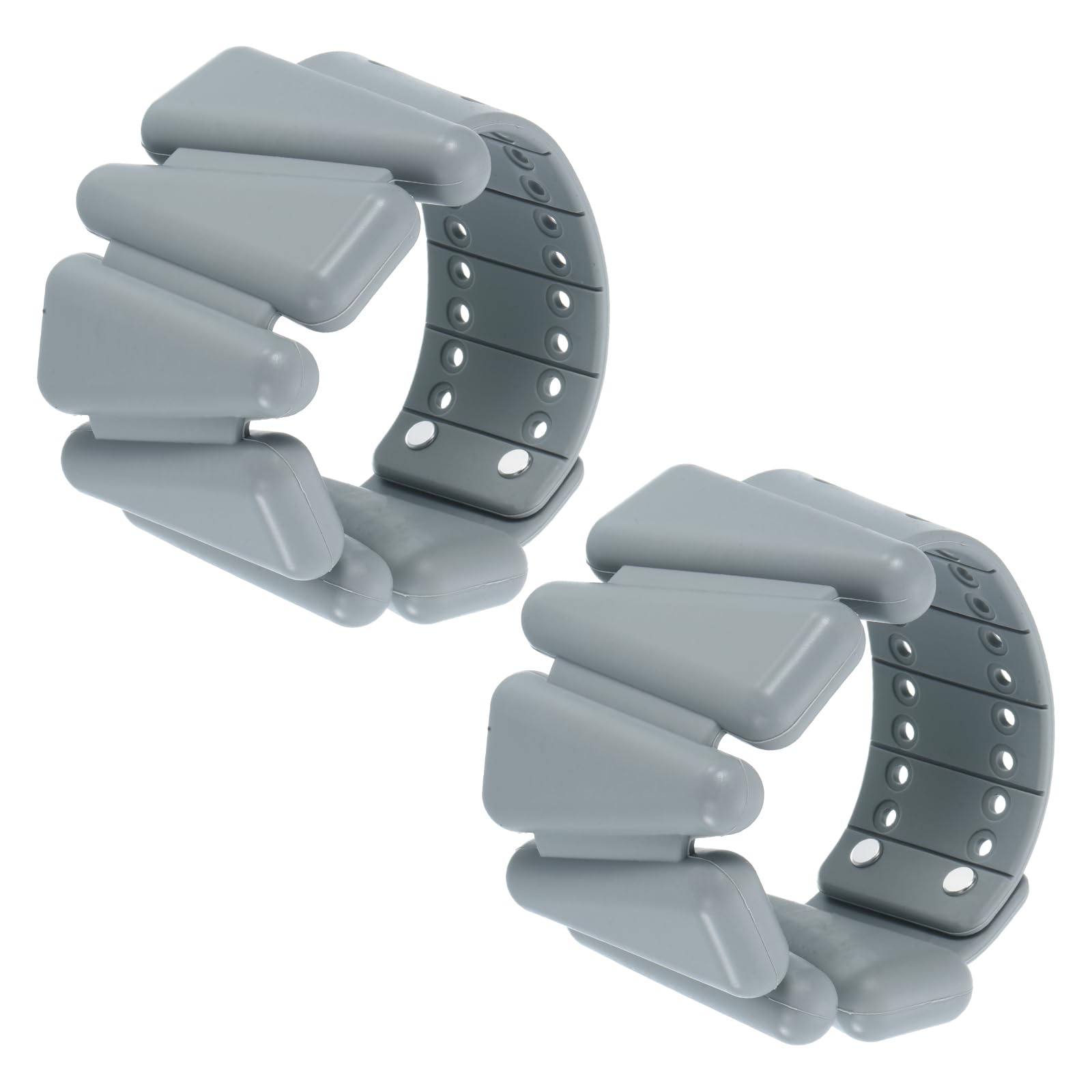 PATIKIL Adjustable Wrist Weights Set of 2, 2Lbs Total (1lb Each) Silicone Ankle Walking Weights for Women Men Bracelets for Training Yoga Jogging Aerobics, Light Green