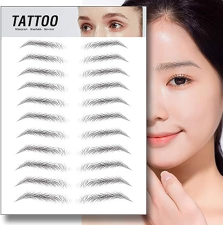 Amazon 眉毛ステッカー 偽眉毛ステンシル タトゥー眉毛ステッカー ヘアライク 素敵 眉毛パッチ かわいい ナチュラル アイブロウパッチ Diy 簡単メイクツール 眉毛ステッカー 眉シール 美容ツール 男女兼用 Htpo アイブロウ 通販