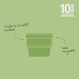Brabantia Sort & Go 6L Fir Green Food Waste Bin with Stay-Open Lid view 7