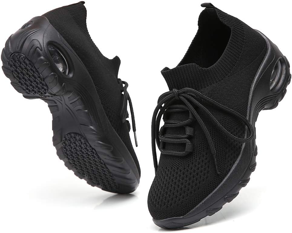 Ezkrwxn Women Athletic Slip on Walking Shoes mesh Sock Loafers