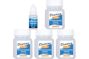 YINMIK Cleanning Solution for pH Electrode,50ml*4 General pH Meter Probe Cleaner, Conductivity Probe cleanning, Electrode Cleaner Suitable for All Kinds pH Meter, EC Meter, TDS Meter, Salt Meter