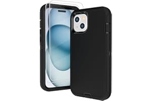 organizer box for iPhone 13 Case with [2 Screen Protector],3 in 1 Full Body Rugged Protection Military Grade Shockproof Heavy