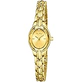 Diaofendi Gold Watches for Women Easy Read Ladies Quartz Wrist Watches with Small Vintage Bracelet