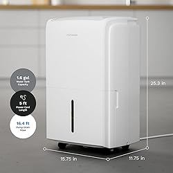 hOmeLabs 4000 Sq. Ft. Dehumidifier with Pump