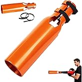 Leaf Blower Air Booster, Upgraded Leaf Blower Extension Booster Attachment, Airflow Amplifier Instantly Boosts Airflow, for Circular Nozzle Diameter of 2-4 inches, Orange