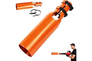 GENERIC Leaf Blower Air Booster, Upgraded Leaf Blower Extension Booster Attachment, Airflow Amplifier Instantly Boosts Airflow, for Circular Nozzle Diameter of 2-4 inches, Orange