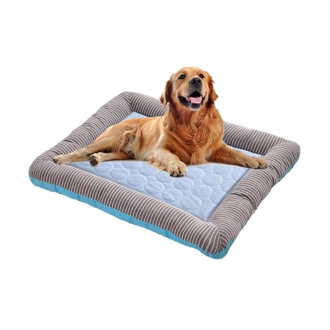 Volwco Dog Cooling Bed Mat, Cats Self Cooling Padded Pad Summer