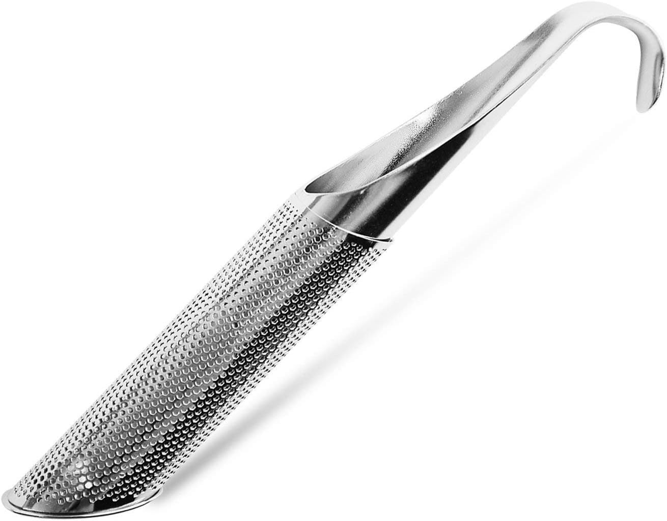 iNeibo Stainless Steel Tea Infuser - 1 pcs Tea Strainers Stick Pipe Tea Steeper Strainer for Loose Tea Leaf, Herbs or Spice, Premium Extra Fine Mesh Tea Maker for Single Cup Brewer, Mugs，easy use