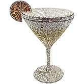 WuDiaoer Women Goblet Rhinestone Evening Bag Cocktail Cup Diamond Clutch Funny Crystal Prom Handbag Wedding Purse for Party | Women, Goblet, Rhinestone, Cocktail Cup, Diamond, Funny