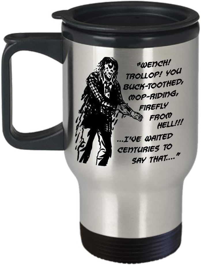 Billy Butcherson Hocus Pocus travel coffee mug stainless steel Halloween, Winifred Mary Sarah Sanderson sisters novelty decor movie merchandise funny