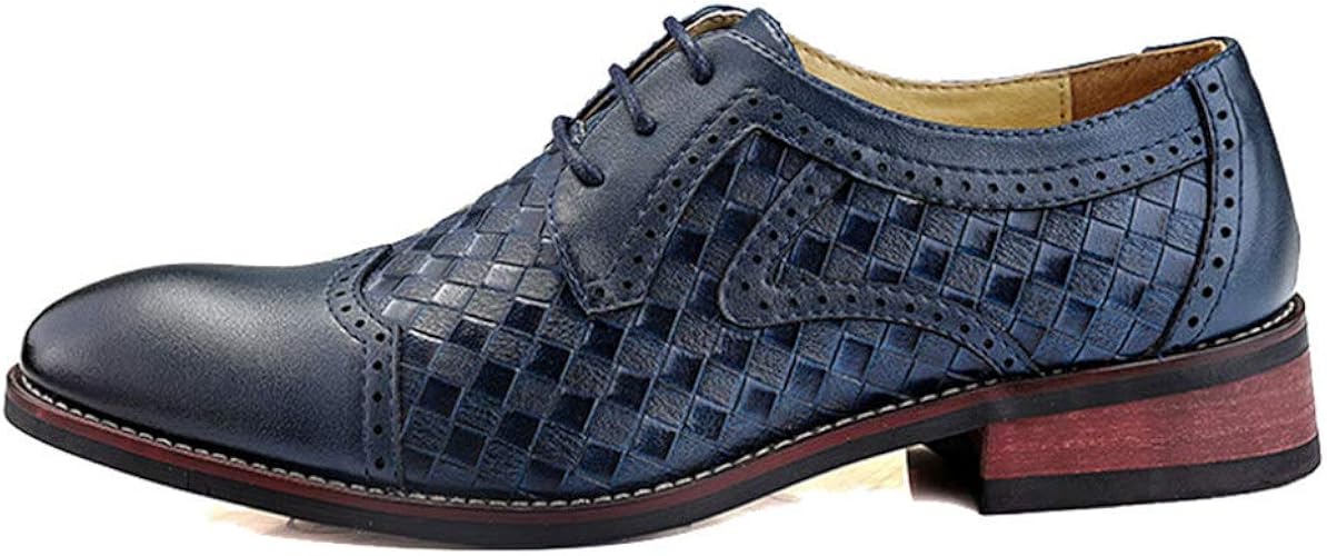 scarpe stringate intrecciate