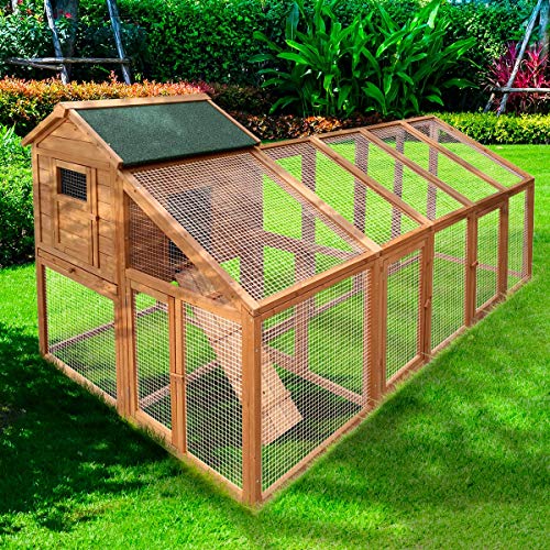 BRAST Hasenstall Langohr 229x128x117cm wetterfest 2 Etagen Sehr großer