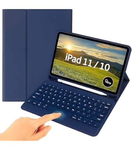 HOU Capa para iPad 10ª geração com teclado, suporte magnético