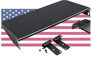 DRESSYOUGO Folding Shelf for Traeger Pro 22, Pro 575 and Ironwood 650 Series Pellet Grill, Grill Accessories for Traeger Pellet Grills, BAC362 Front Folding Shelf, 25" L x 12" W, (1.5mm Thickness 25X12in)