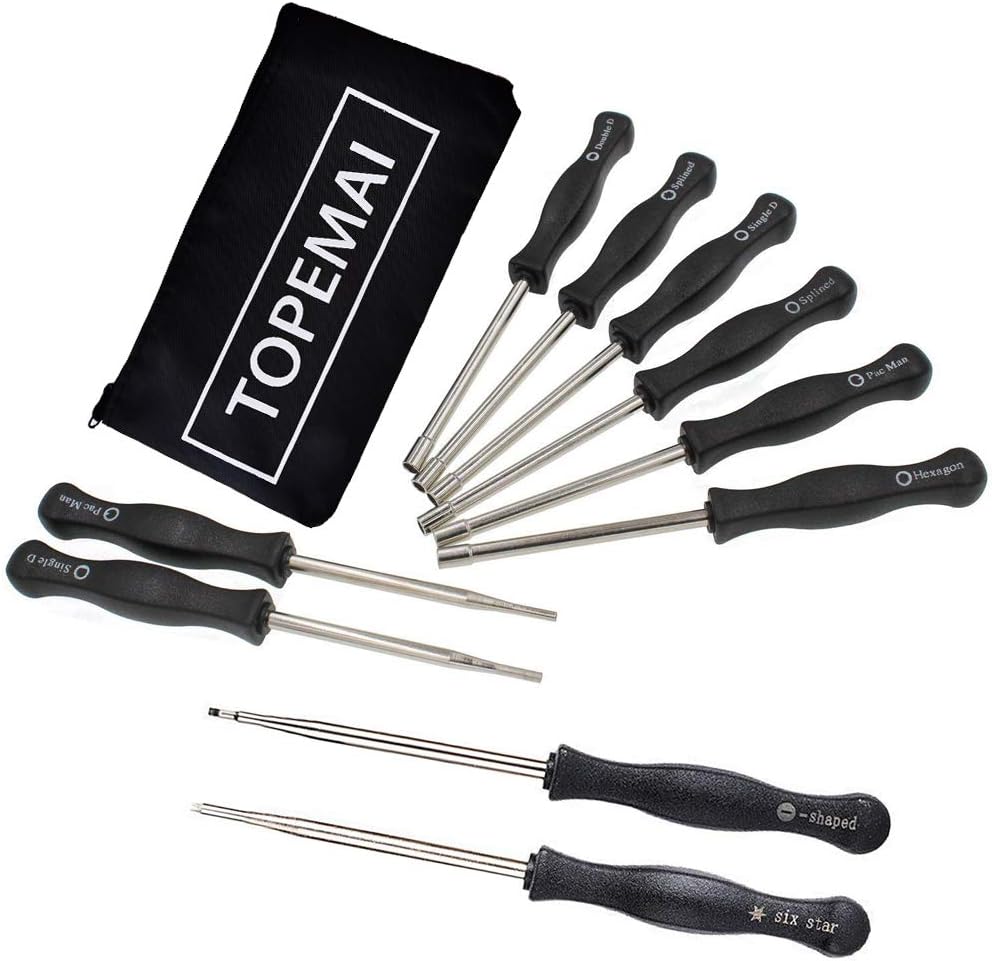 10 Pcs Carburetor Adjustment Tool Screwdriver Kit for Common 2 Cycle Carburator Adjusting Small Engine Carb Tune up Adjusting Tool  - - 