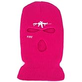3 Hole M4a1 Ski Mask Knitted Full Face Cover Balaclava Winter Windproof Beanie Cycling for Men Women